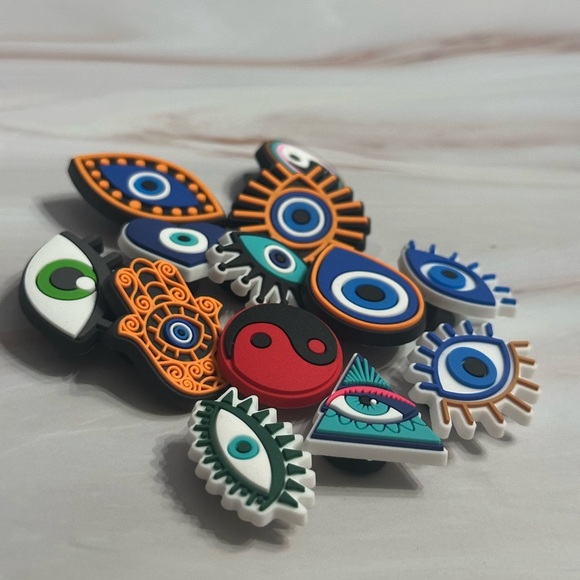 Evil Eye Croc Charms - Picture 2 of 2